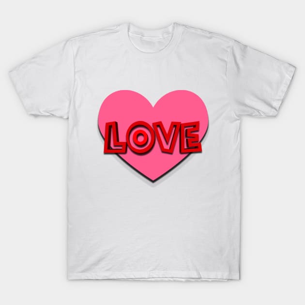 Love shirt T-Shirt by DarkDreams
